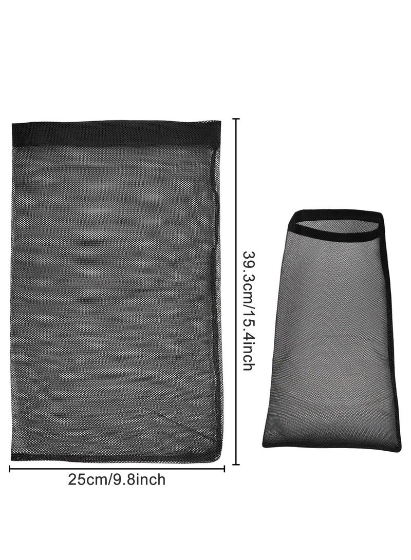 SOLARAE Dryer Vent Lint Bags, 3 Pack Lint Traps Lint Dust Bag, for Outdoor Dryer Vents Capturing Lint and Dust, Exterior Dryer Lint Trap Dryer Lint Cover for Outdoor Outside Capturing House Vent (Black) - Image 3