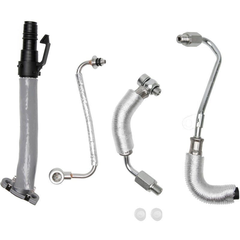 AA Ignition Turbo Return Hose Set Replacement by AA Ignition Compatible with Buick and Chevy 14L Encore Cruze Sonic Trax Replaces Parts 55567067 55568031 55587854 25198546 - Image 2