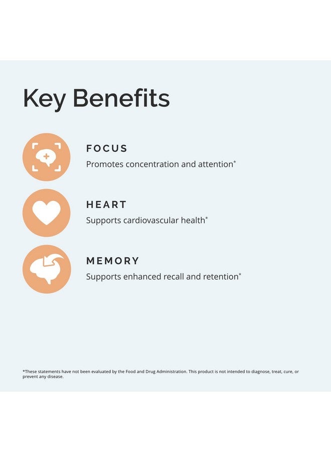 BRAINMD Dr Amen Vegan Omega3 Power 60 Plantbased Softgels 1100 Mg Of Epa & Dha Supports Focus Memory & Heart Health Vegan Gluten Free & Nongmo 30 Servings - Image 5