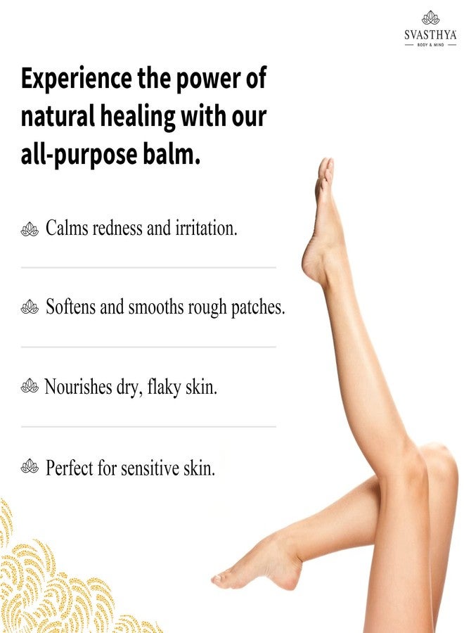 الجسم والعقل بلسم سفاسثيا لعلاج جميع مشاكل الجسم والعقل بالزيوت العطرية - لعلاج التشققات والجفاف والجروح والتهيج - بلسم للعناية بالبشرة بمكونات طبيعية مع زيت اللافندر - شفاء سريع - استخدامات متعددة - Image 4
