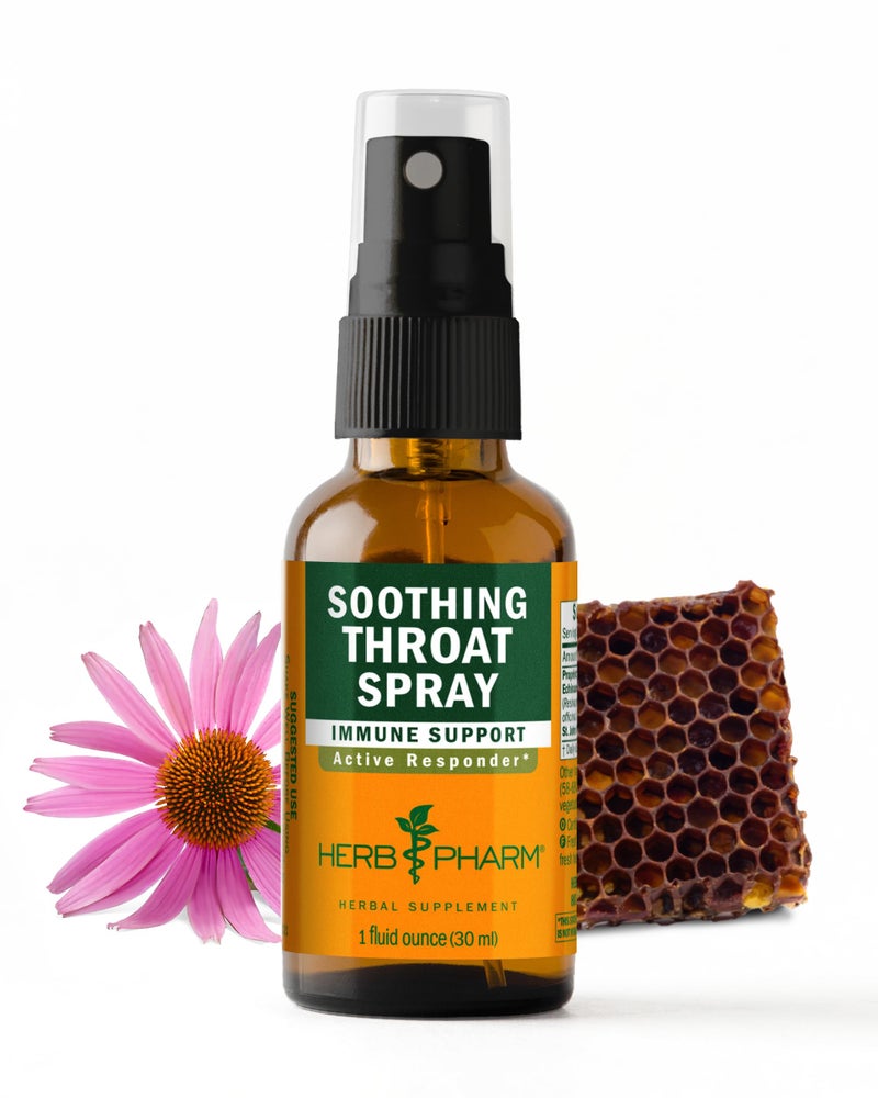 Herb Pharm Soothing Throat Spray Herbal Formula with Echinacea and Propolis, 1 Fl Oz (Pack of 1) - Image 1