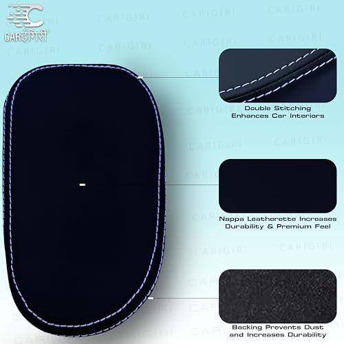 Carigiri OEM Type Small Size Armrest For Tata Nexon/Nexon Ev/Nexon Ev Max/Nexon Facelift/Punch Ev Adventure (Double Stitching,Nappa Leatherette)(All Models & Variants) (Small) - Image 2