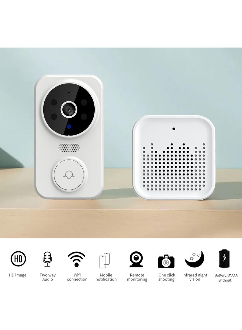 Smart Video Doorbell Wireless HD Camera PIR Motion Detection IR Alarm Security Door Bell Wi-Fi Intercom for Home Apartment - Image 3