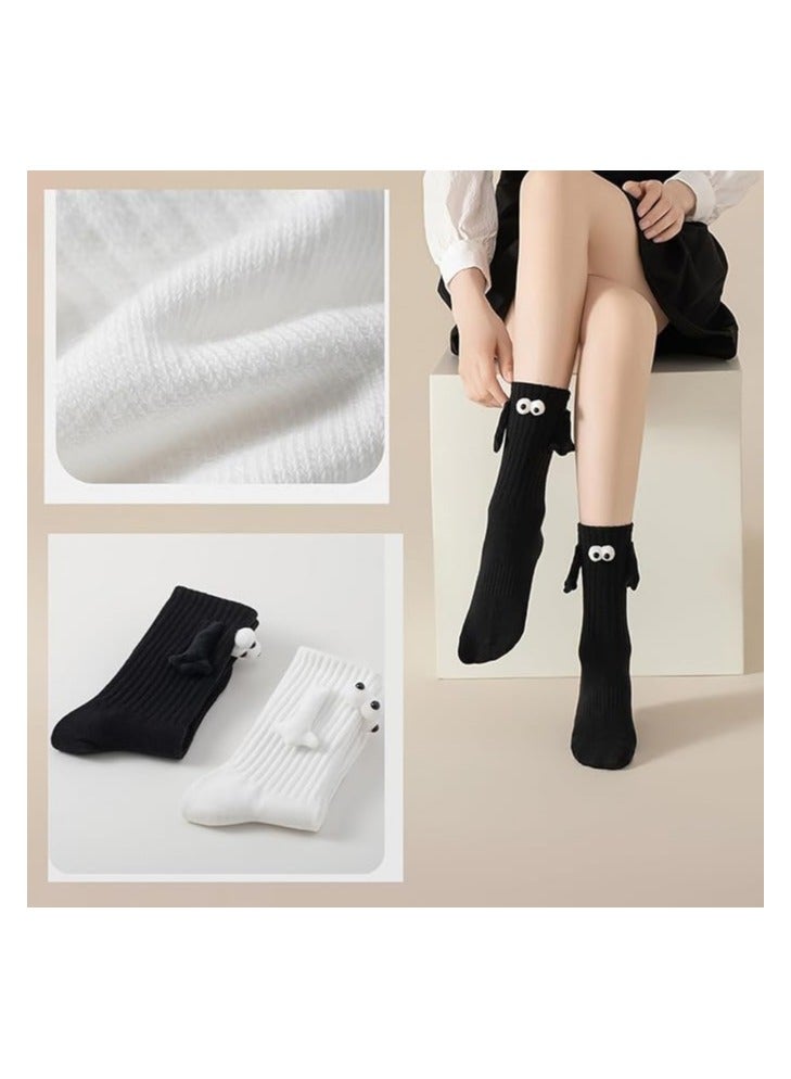 2 زوج من الجوارب التي تمسك الأيدي المغناطيسية، هدايا مضحكة للجورب للأمهات، الآباء، الأزواج، العشاق، الأطفال، وأفضل الأصدقاء. - Image 3