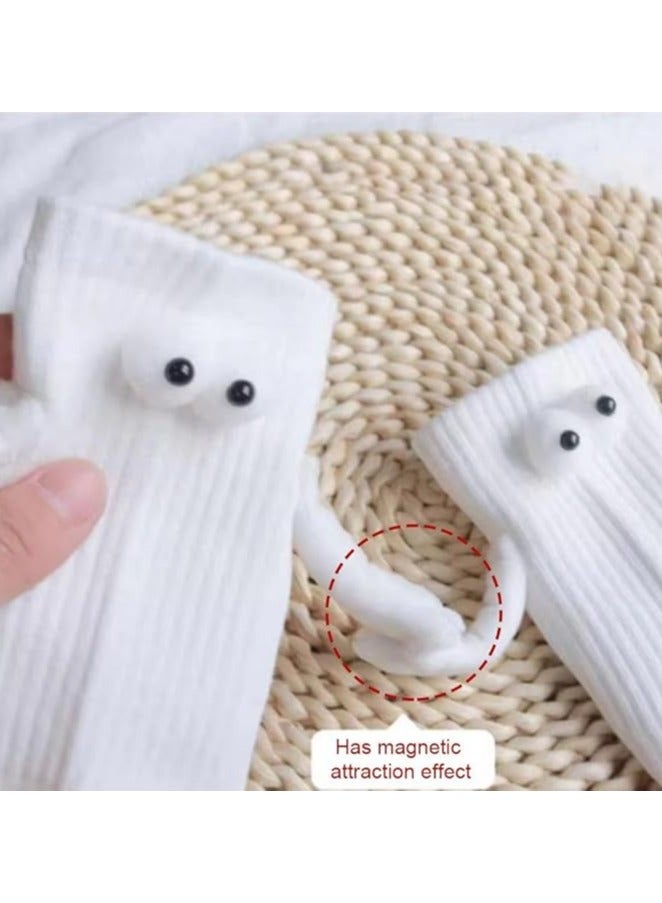 2 زوج من الجوارب التي تمسك الأيدي المغناطيسية، هدايا مضحكة للجورب للأمهات، الآباء، الأزواج، العشاق، الأطفال، وأفضل الأصدقاء. - Image 2