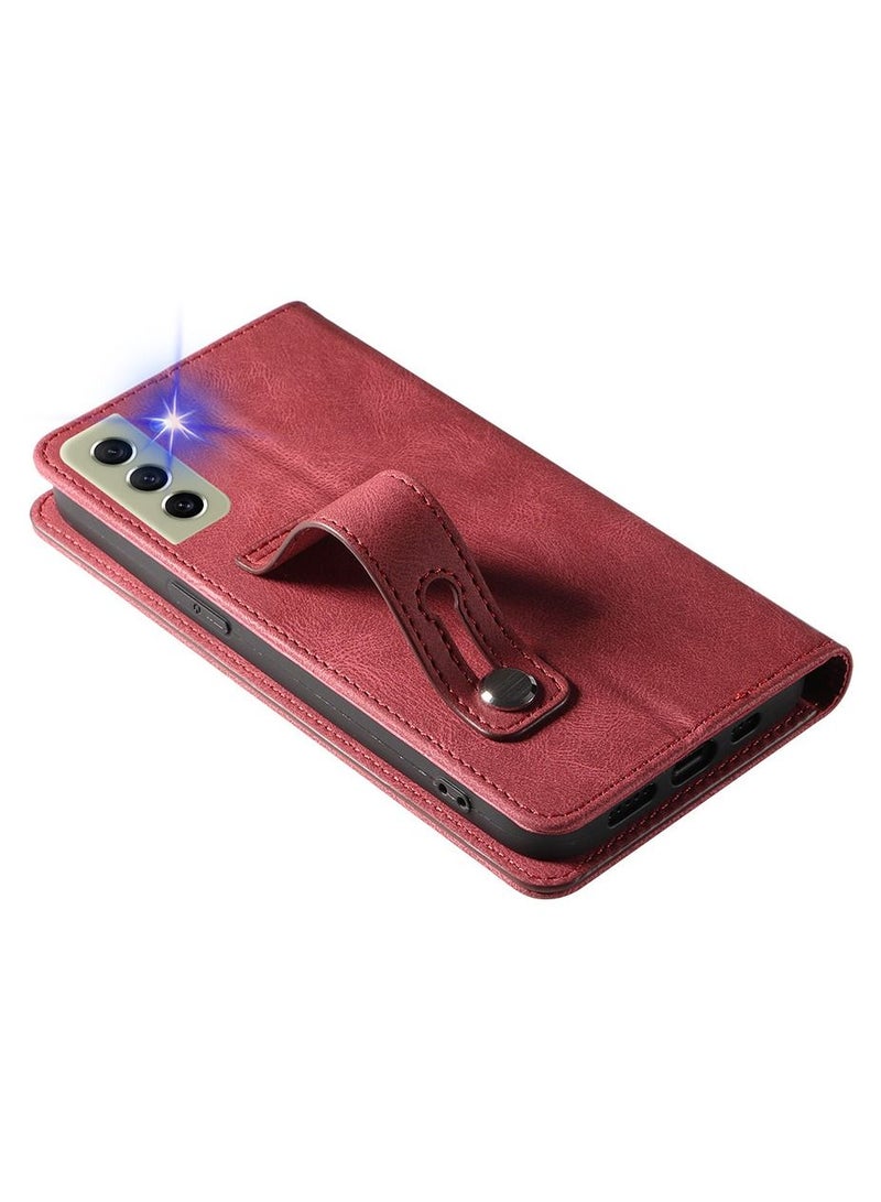 Loquat Suitable For Samsung Solid Color Magnetic Flip Leather Case - Image 2