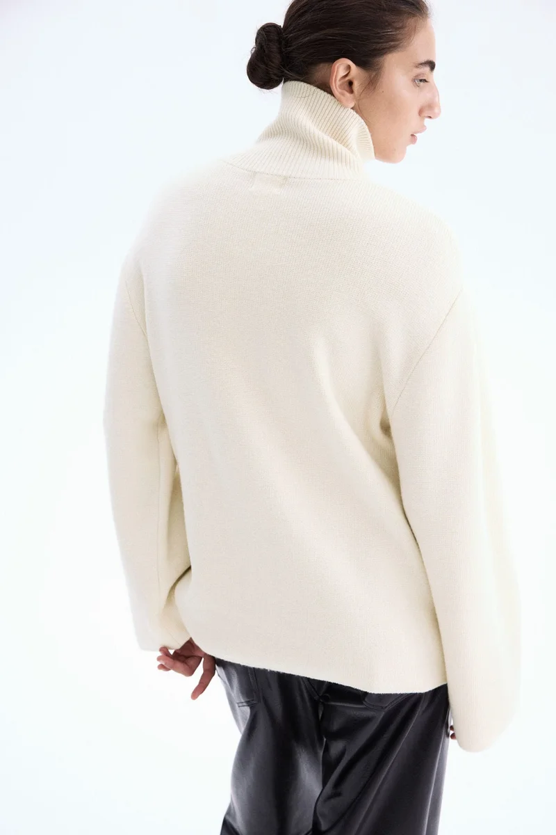 H&M Wool zip-through cardigan