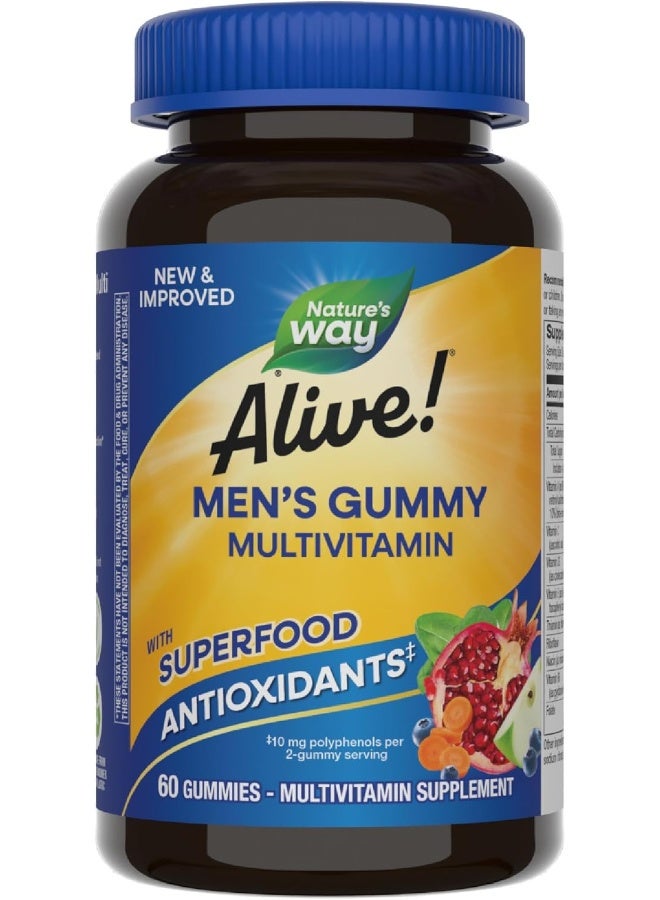 Nature's Way Alive, Men's Gummy Vitamin 60 Gummies - Image 1