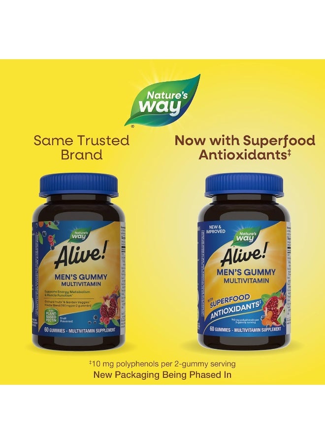 Nature's Way Alive, Men's Gummy Vitamin 60 Gummies - Image 2