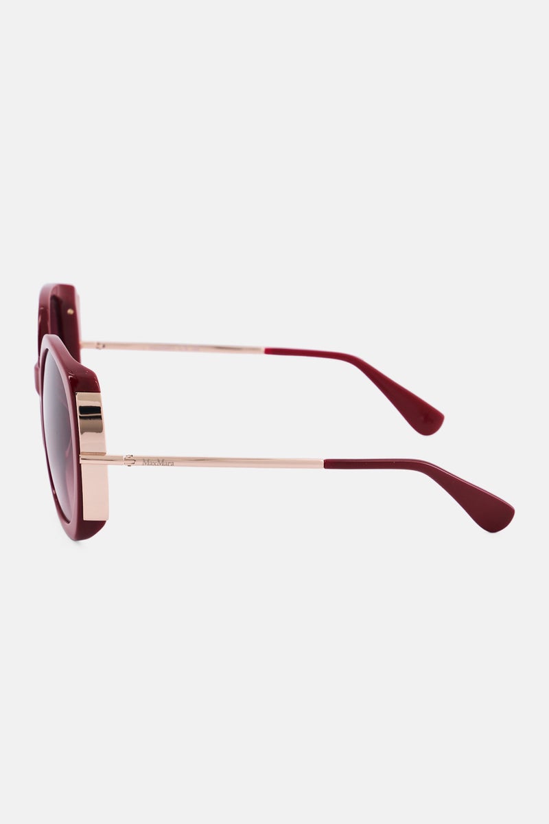 MaxMara Women MM007966F58 Butterfly Sunglasses, Brown  - Image 4