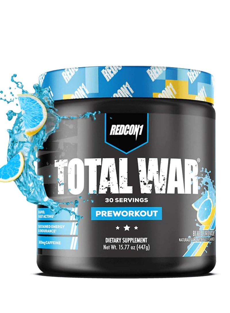 REDCON1 Total War Pre Workout Powder for Men & Women 15.77 oz 30 Servings - Image 1