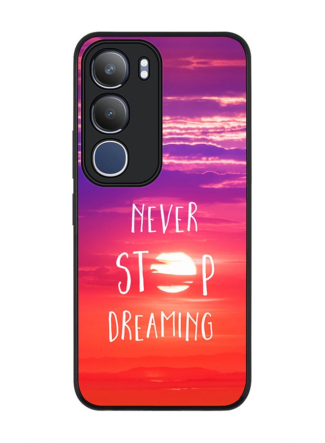 Stylizedd For vivo Y19s / Y19s Pro Case,Slim fit Camera Protection, Shockproof Thin Phone cover  - Never stop dreaming