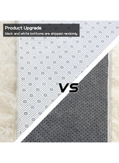 AUTOYSUR Rugs For Living Room,Soft Fluffy Area Rug Bedroom Living Room Shaggy Washable Anti-Skid Comfortable Large Rugs Indoor Modern Home Decor Floor Carpet (White)  - Image 5