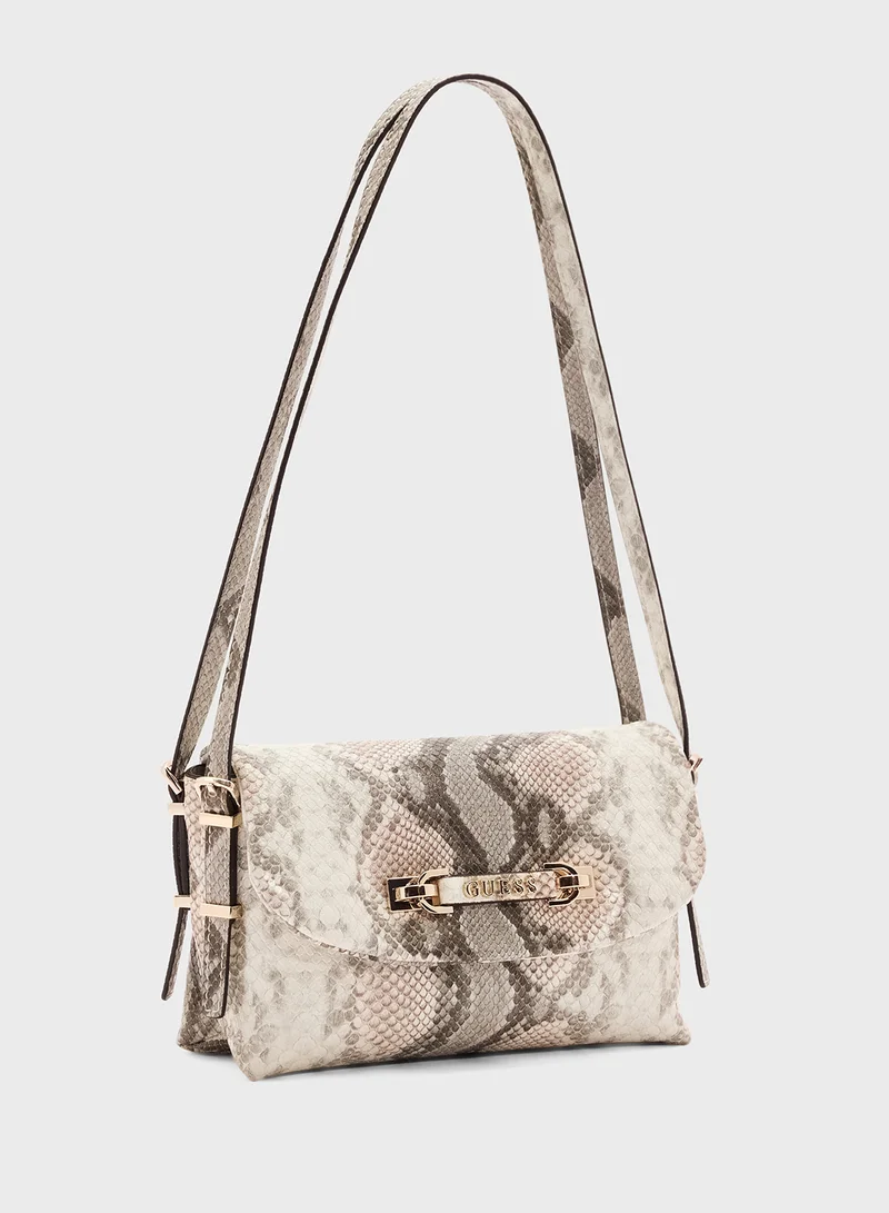 GUESS Lefia Flap Shoulder Bag