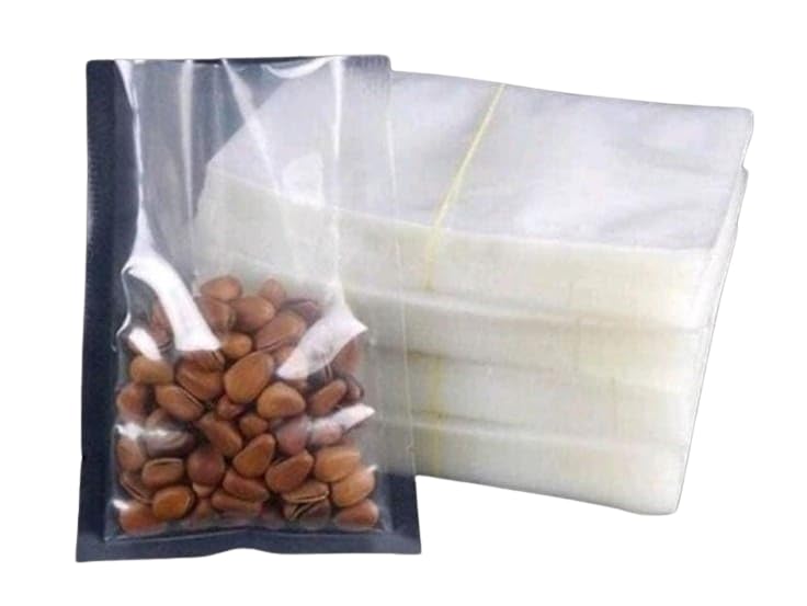 Deera Clear Flat Pouch | Food-Grade PET+Poly Material | Heat Sealable & Nitrogen Flush Compatible | Transparent Packaging Bag for Snacks, Dry Fruits & Storage, (Size-25gm, 3 X 4 Inches) - Image 1