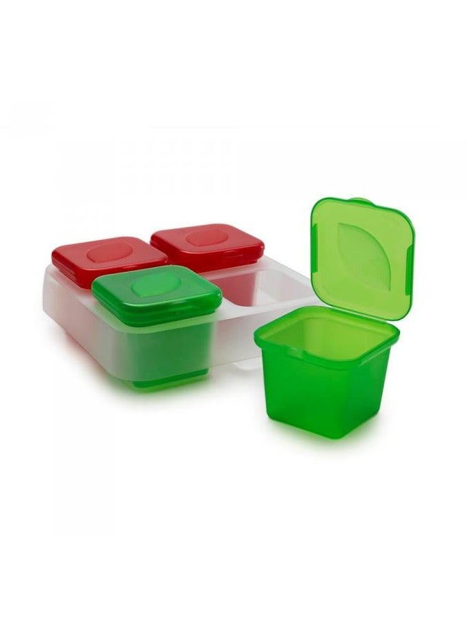 Snips Frozen Sauce & Herb Set – 4 Single-Portion 100ml Boxes with Tray, Made in Italy - Image 2