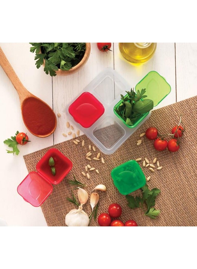 Snips Frozen Sauce & Herb Set – 4 Single-Portion 100ml Boxes with Tray, Made in Italy - Image 4