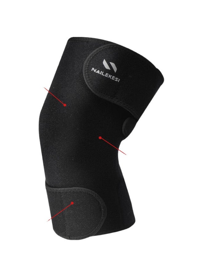NAILEKESI N Nailikesi Wool Knee Pads, Warm, Professional, For Motorcycles And Electric Bikes, Protective Gear, Cold-Proof, Windproof, Riding Leg Guards, Warm Knee Caps, One Pair - Image 1