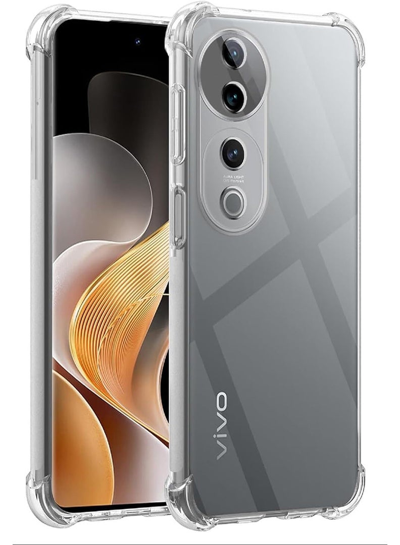 Theodor Vivo S19 Clear Case, Shock-Absorption TPU Cell Phone Cover with Reinforced Corners, Soft Flexible & Crystal Clear Protective Bumper Case - Image 1