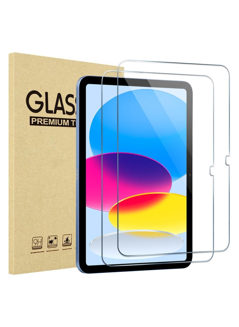 سان يي واقي شاشة لجهاز iPad A16 2025 من الجيل الحادي عشر/العاشر (2022) (11 بوصة/10.9 بوصة)، واقي شاشة من الزجاج المقوى الشفاف عالي الدقة - عبوة واحدة - Image 1