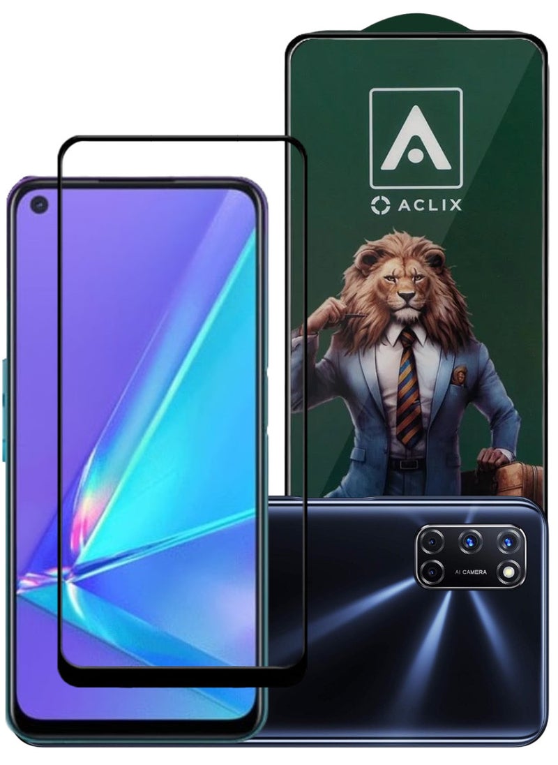 ACLIX Antistatic ESD Dustproof Premium Quality High Definition Tempered Glass Screen Protector Designed For Oppo A92 - Image 1