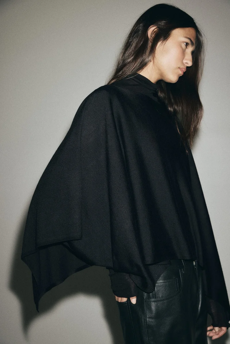 H&M Fine-knit cape