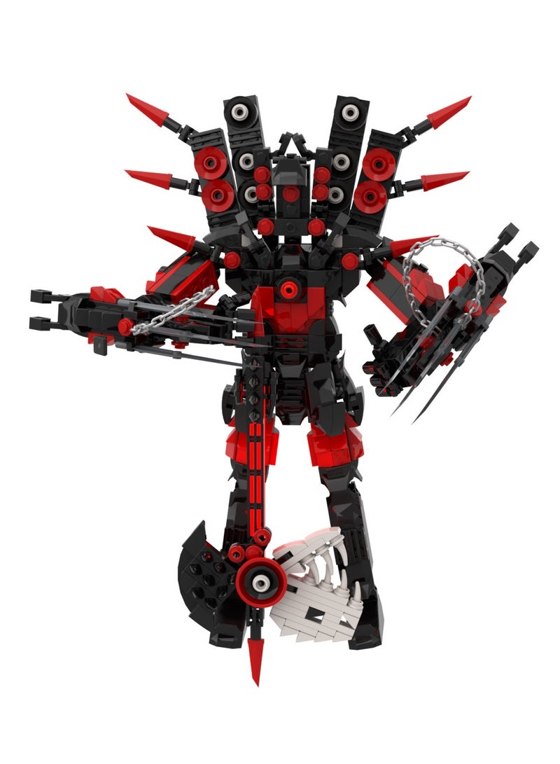 Skibidi Toilet Man Toy Building Blocks 622 Pcs Rock Guitar Audio King Toy Ideas Toys Battle  Game Model Ideas Toys Gifts For Adult And Kids  - Image 2