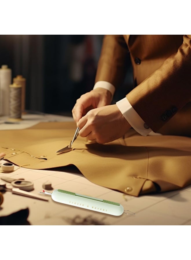 2 في 1 جهاز تمرير الإبرة وممزق الخياطة، أجهزة تمرير الإبرة وممزق الخياطة للخياطة، أداة تمرير الإبرة وممزق الخياطة لكبار السن وعشاق الخياطة - Image 5