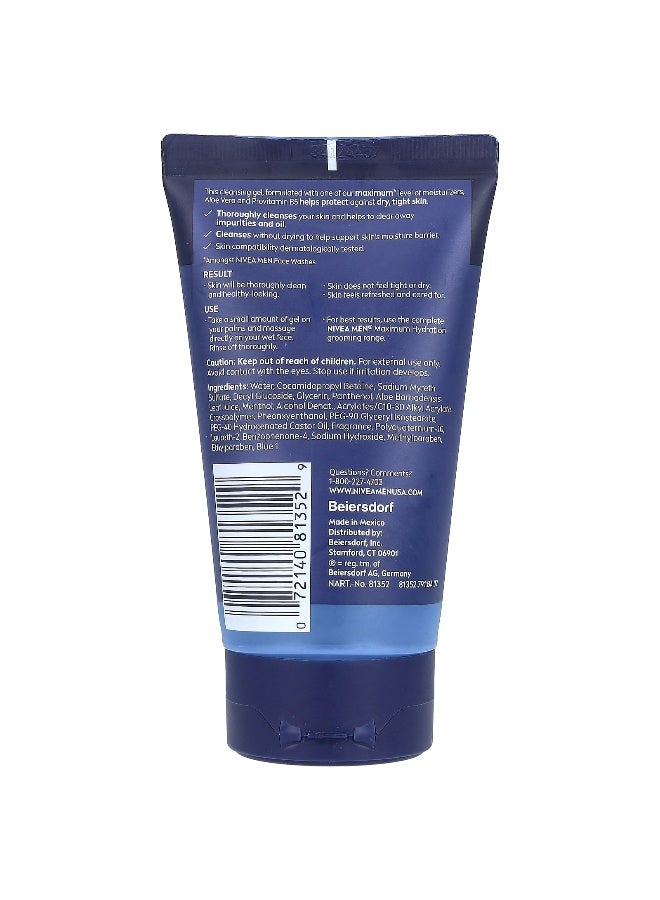 Nivea, Men, Maximum Hydration Moisturizing Face Wash, 5 fl oz (150 ml) - Image 2