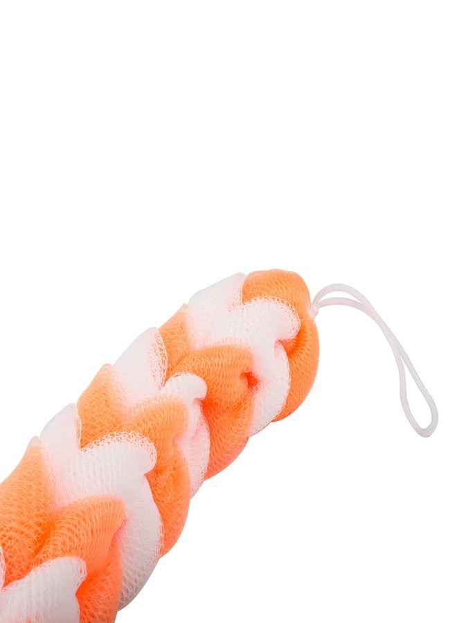 Panache Shower Sponge, Orange and White - Image 3