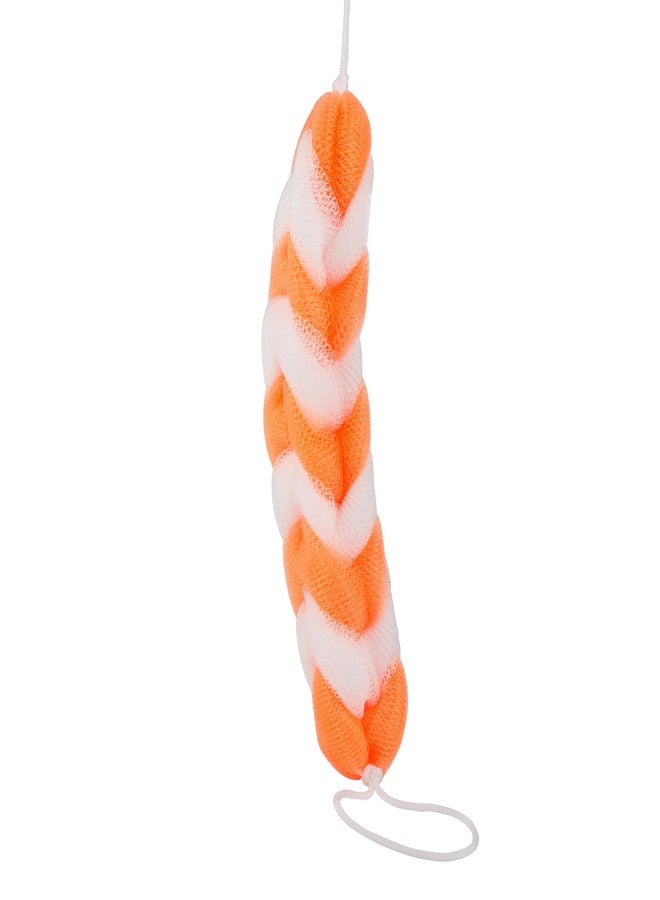 Panache Shower Sponge, Orange and White - Image 2