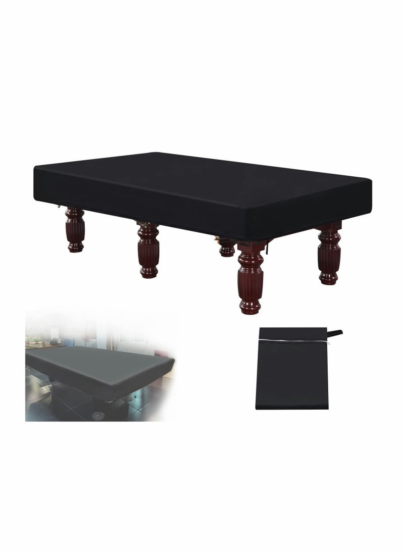 Generic Billiard Pool Table Cover, 7/8/9 Foot Pool Table Cover, Waterproofu0026Tearproof Cover for Pool Table with Storage Bag, Indoor Outdoor All Season Sun Rain Snow Dust Protection Snooker Table Covers ( - Image 1