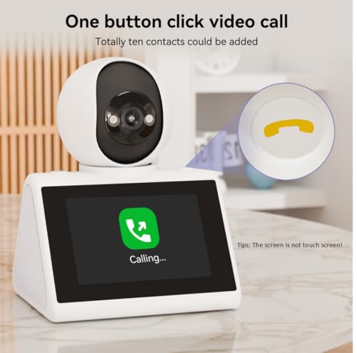 KEENLUK Home Security Camera with 4.3" Screen, Two Way Video Call Function for Elderly, Baby and Pets, 1080P HD with Motion Detection - Image 2