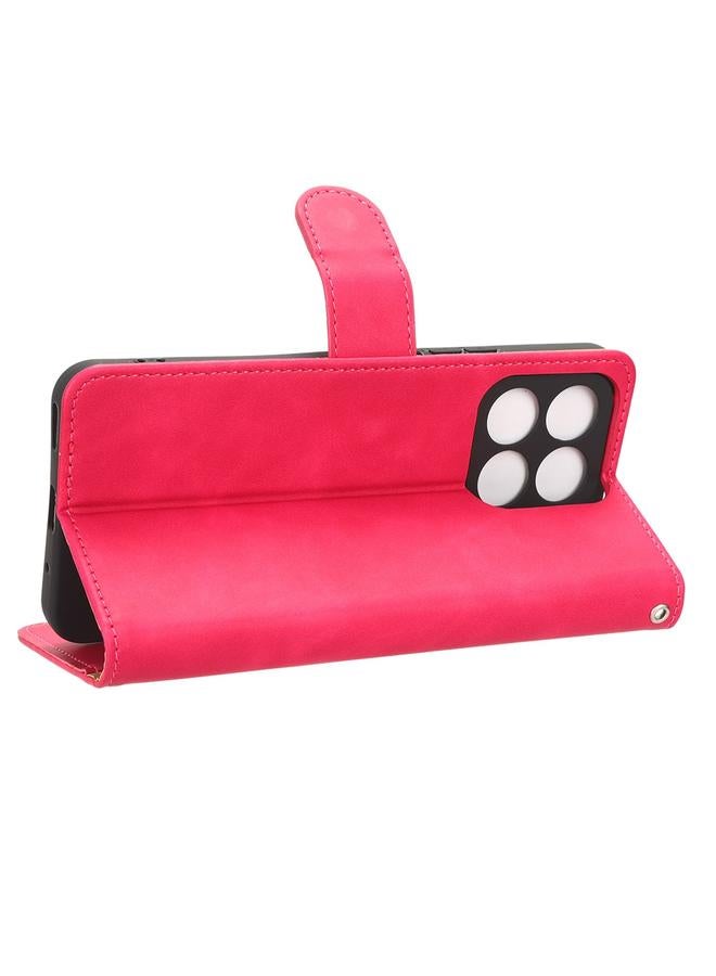 S-TOP Case For Honor X8a Skin Feel Magnetic Flip Leather Phone Case - Image 5