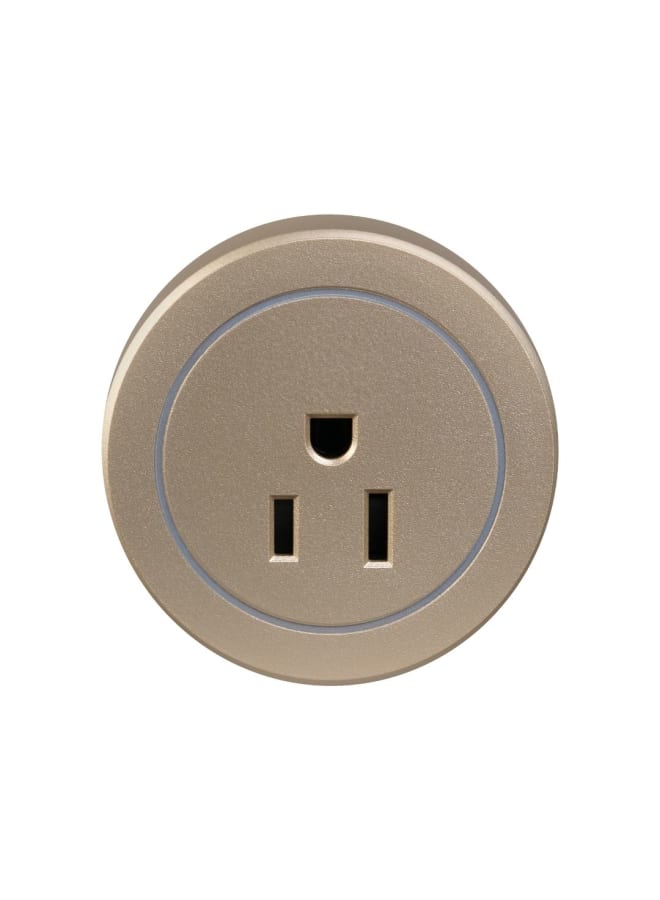 Sanshe sharm Type-B Magnetic Socket, Champagne Illuminated - Image 1