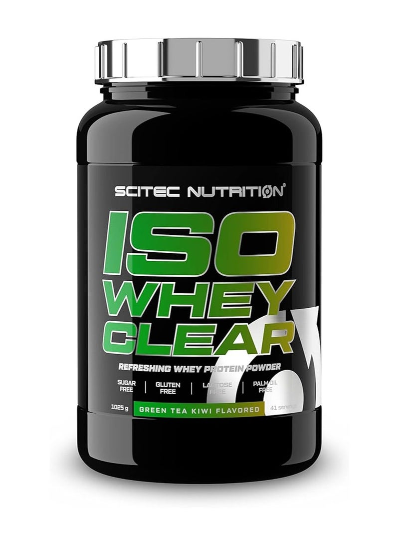 سيتيك نيوتريشن بروتين Scitec Iso Clear Isolate بنكهة الشاي الأخضر والكيوي 1025 جرام - Image 1