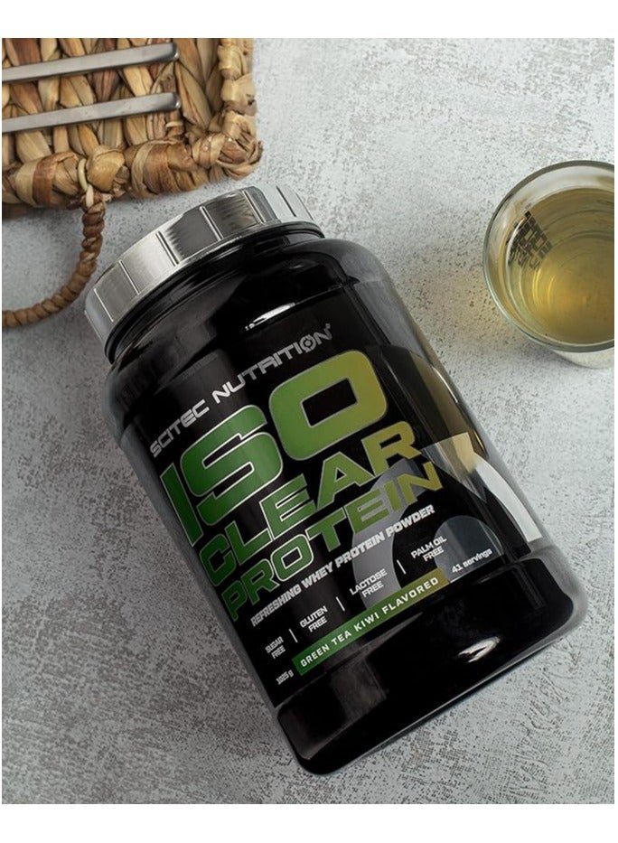 سيتيك نيوتريشن بروتين Scitec Iso Clear Isolate بنكهة الشاي الأخضر والكيوي 1025 جرام - Image 2