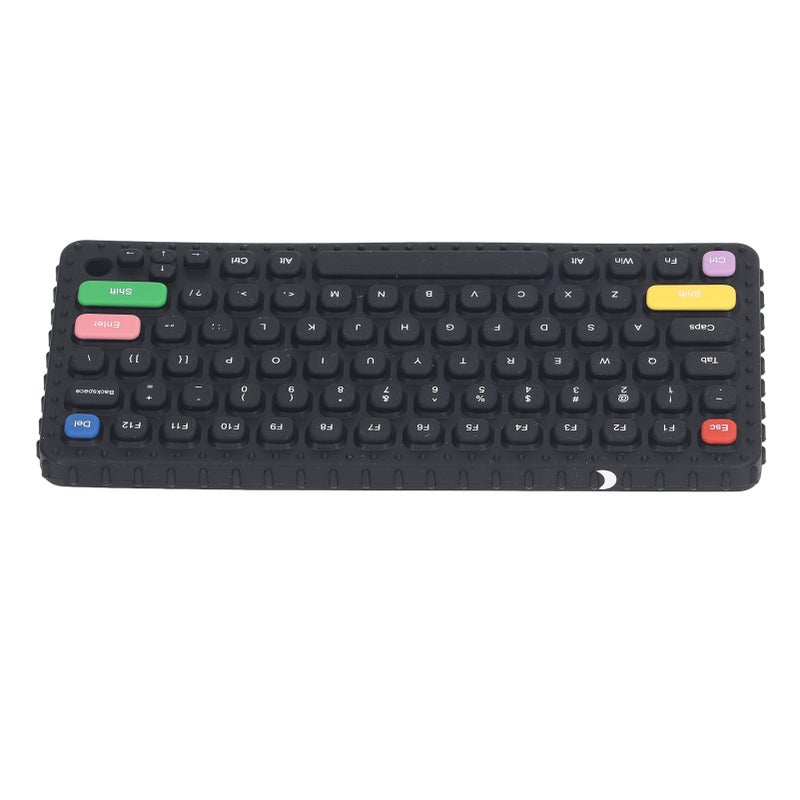 Baby Teething Toy Silicone Soft Gentle Teething Keyboard Chewy Toy for Infant Toddlers Type D - Image 5