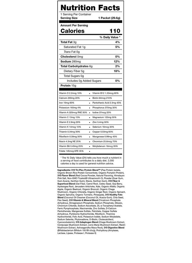 Health & Household - 310 Nutrition - All-In-One Meal Replacement Shake - New Formula With Fiber Rich Vegan Superfood Blend - Natural Sweeteners - Low Carb Shake, Keto & Paleo Friendly - Gluten Free - 26 Essential Vitamins & Minerals - Variety Shake Box - Image 1