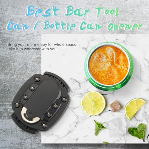 Fogsea Smooth Edge Can Top Cutter Remover with 2 Silicone Guards Bottle Opener – Safe Draft Top Opener for Beer Soda Cans, DIY Plant Pot Storage Container - Image 4