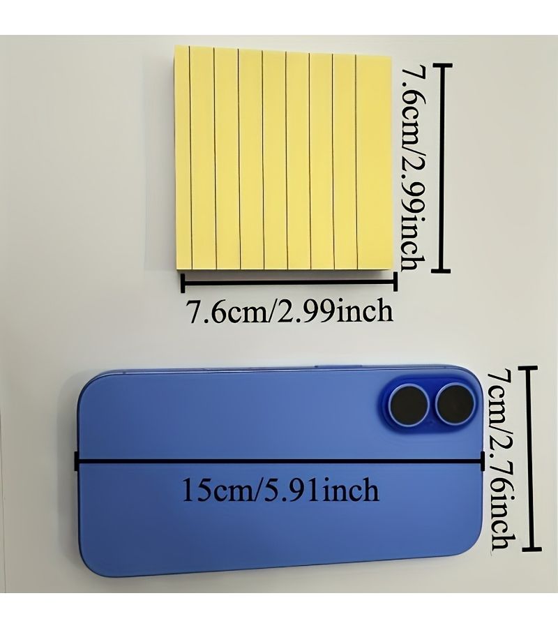 Self Adhesive Lined Memo Pads 110 Sheets Random Colors Office School Home - Image 3