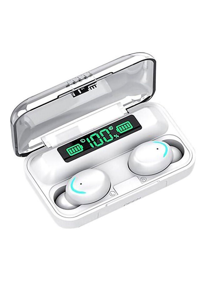 NIBEMINENT Bluetooth In-Ear Earbuds With Charging Case White