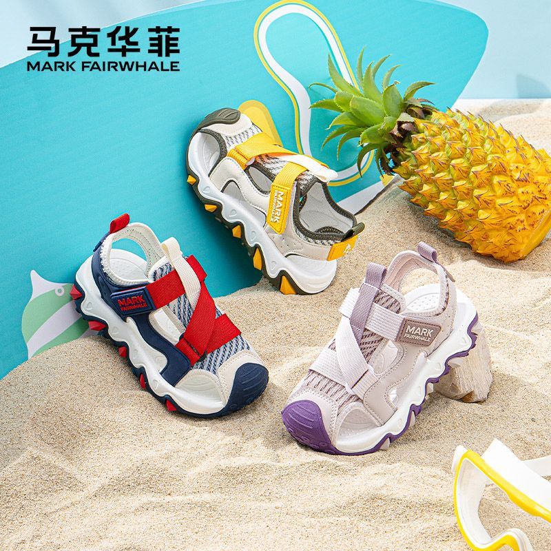 Mark Fairwhale Outdoor Casual Shoes 2025 Hollow Versatile Soft Sole Beach Sandals For Boys And Girls - Image 3