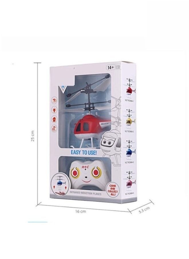 Toy Box - Remote Control R/C Flying Helicopter  Infrared Induction  Lightweight Durable Toy for kids all ages - Image 1