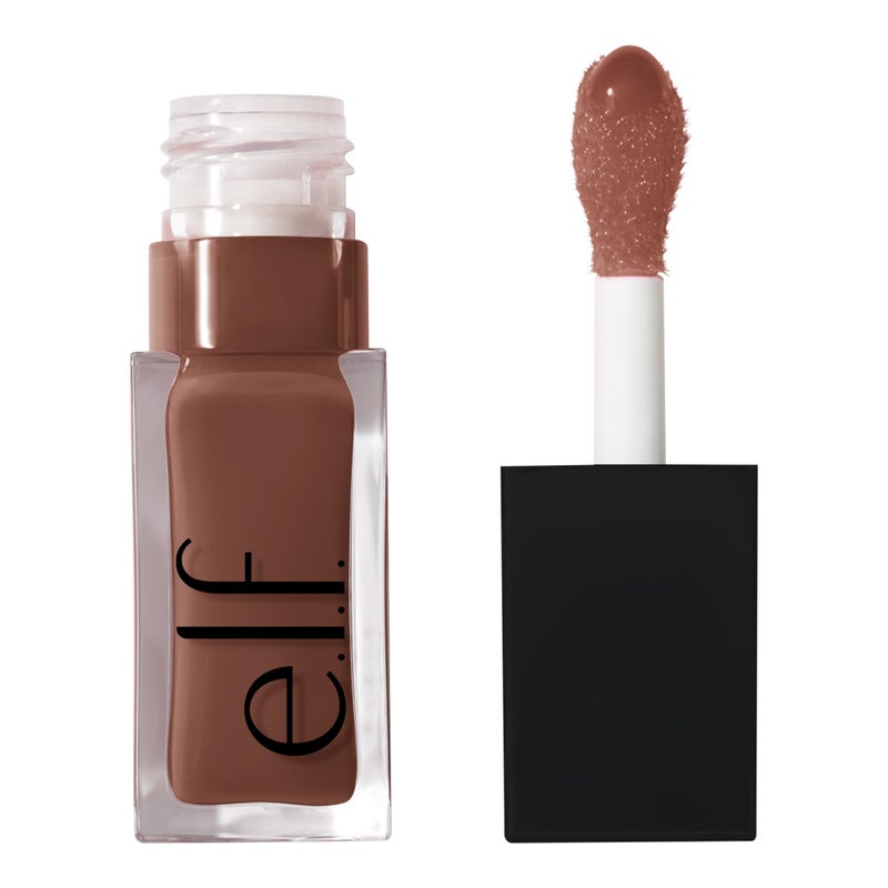elf e.l.f. Glow Reviver Lip Oil, Nourishing Tinted Lip Oil For A High-shine Finish, Infused With Jojoba Oil, Vegan & Cruelty-free, Honey Talks - Image 1