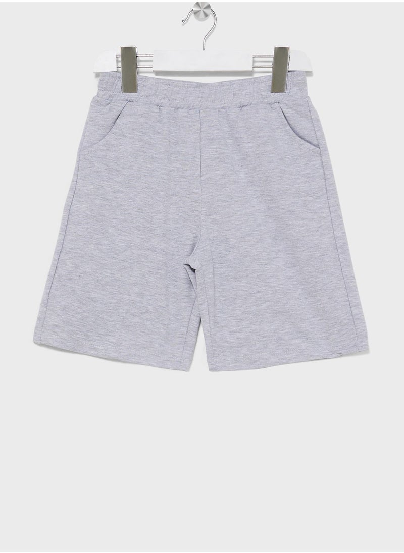JUNE - Kids Essential Sweat Shorts - Image 1
