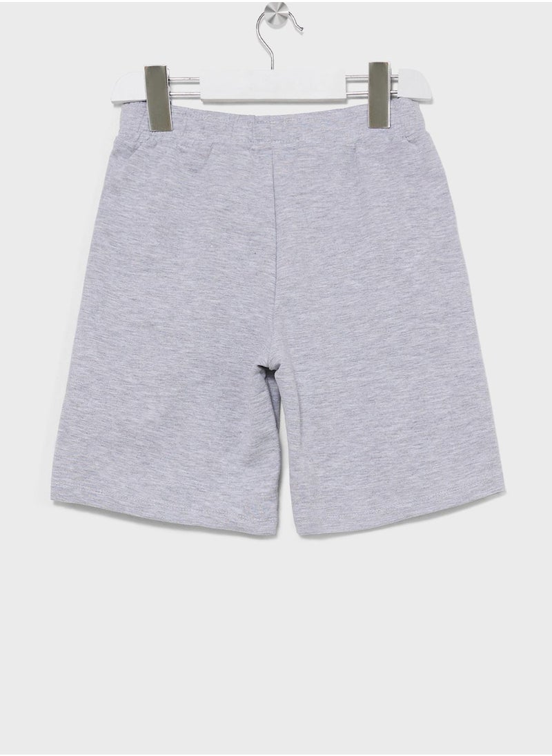 JUNE - Kids Essential Sweat Shorts - Image 1