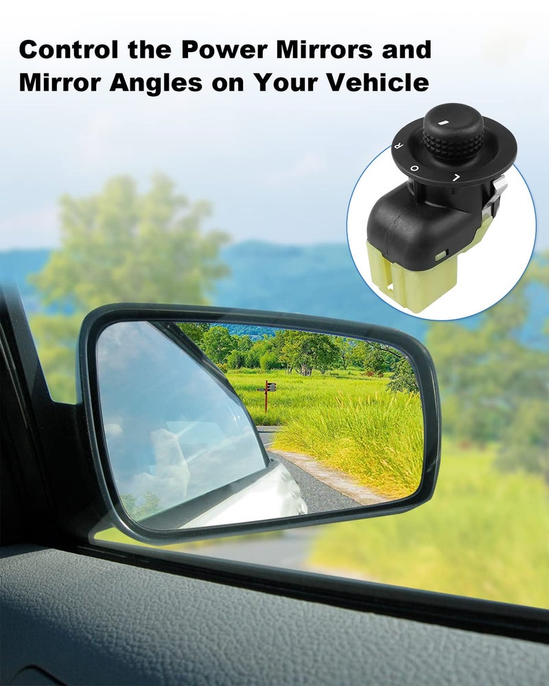 LANDSIN Fit for Chrysler Dodge Jeep Door Mirror Switch Front Driver Side Rearview Mirror Electric Button Replace #901-452 Perfect Match - Image 4