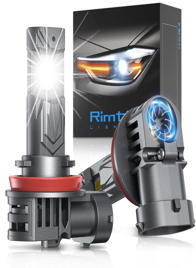 rimthin H11 Bulbs, H16 H9 H8 Fog Lights 30000LM Cool White Light Bulbs, Plug & Play (Pack of 2) - Image 1