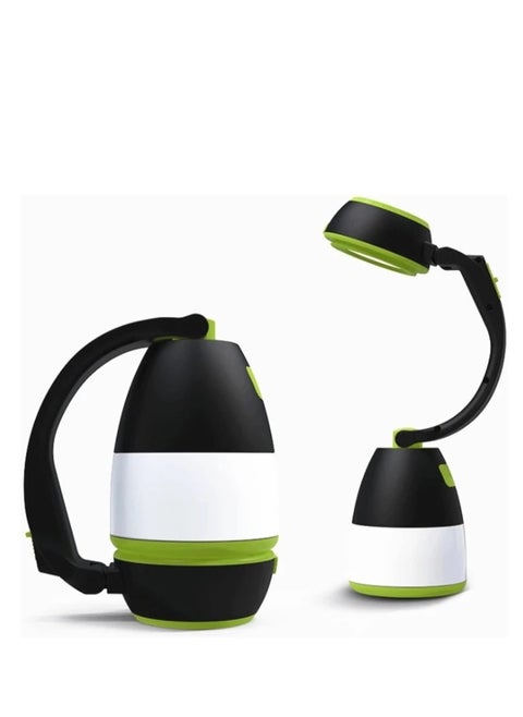 Elite Magic 3-in-1 Multi-Functional Combo Flashlight – Camping Light, Desk Lamp, Handheld Torch – Rechargeable with Built-in Lithium Battery – New and Improved Design